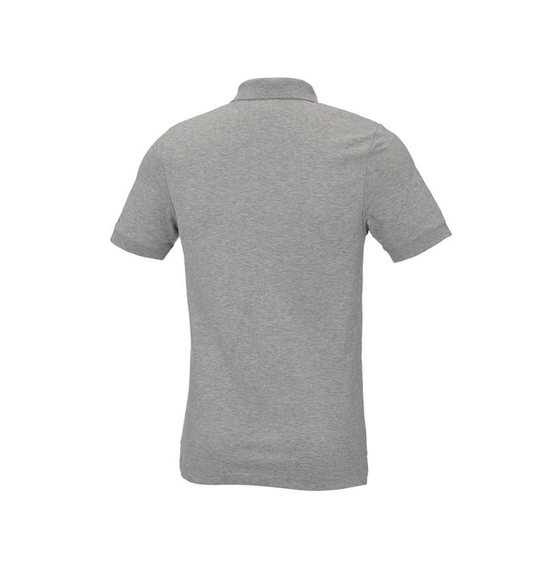 Trička, svetry & košile: e.s. Pique-Polo cotton stretch, slim fit + šedý melír 3