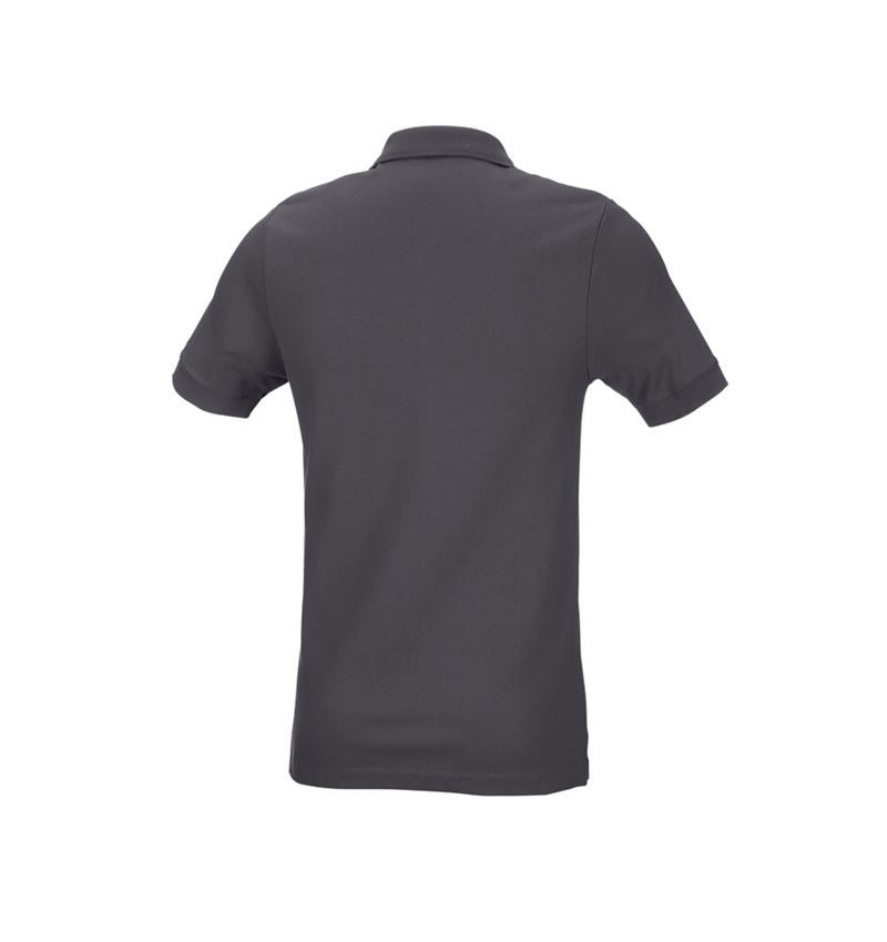 Trička, svetry & košile: e.s. Pique-Polo cotton stretch, slim fit + antracit 3
