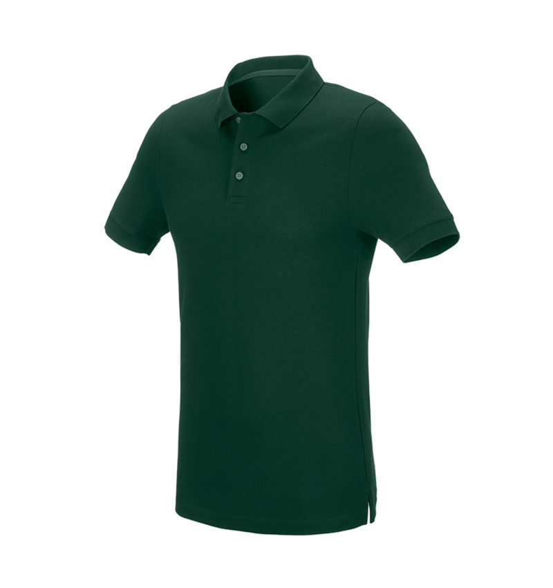 Trička, svetry & košile: e.s. Pique-Polo cotton stretch, slim fit + zelená 2