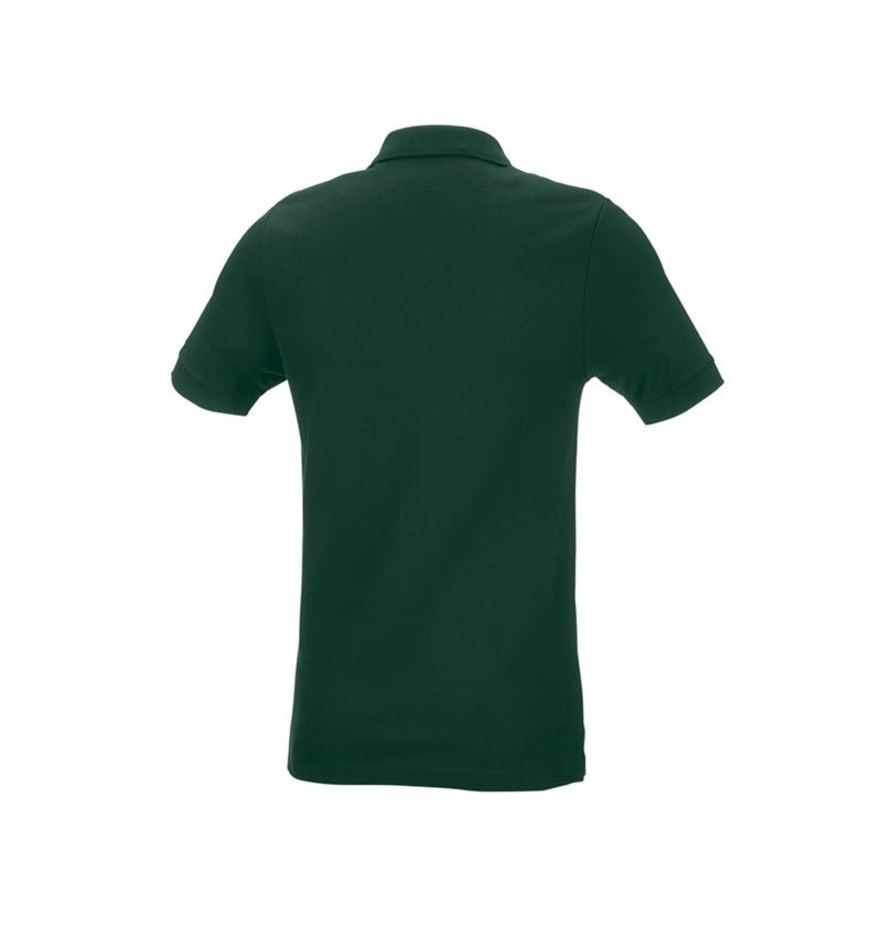 Trička, svetry & košile: e.s. Pique-Polo cotton stretch, slim fit + zelená 3