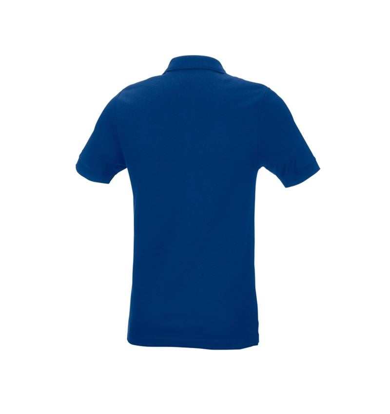 Témata: e.s. Pique-Polo cotton stretch, slim fit + modrá chrpa 3