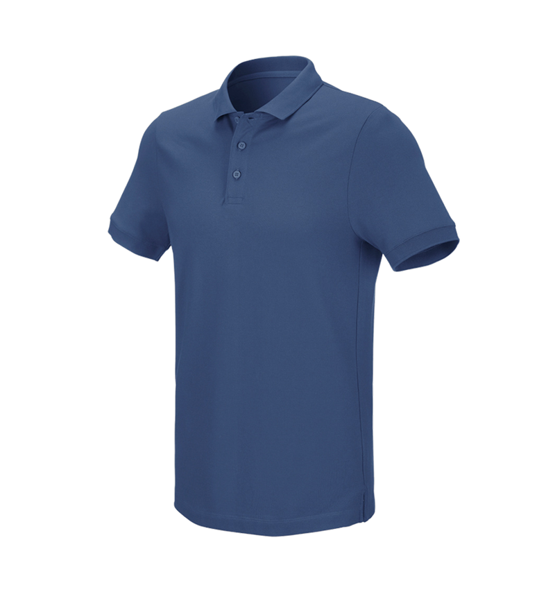 Trička, svetry & košile: e.s. Pique-Polo cotton stretch + kobalt 2