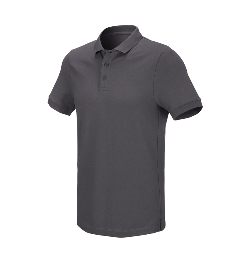 Trička, svetry & košile: e.s. Pique-Polo cotton stretch + antracit 2