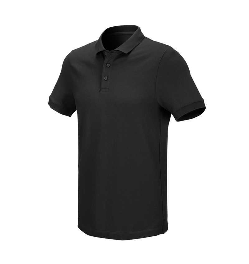 Trička, svetry & košile: e.s. Pique-Polo cotton stretch + černá 3