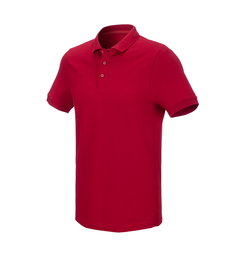 Trička, svetry & košile: e.s. Pique-Polo cotton stretch + ohnivě červená 3