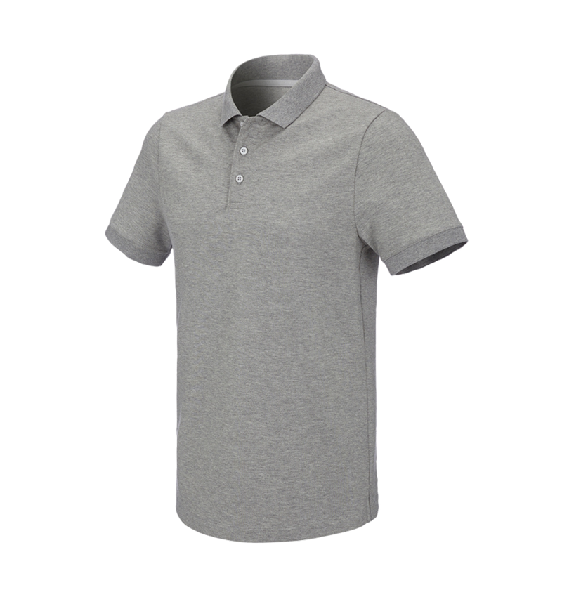 Trička, svetry & košile: e.s. Pique-Polo cotton stretch + šedý melír 2