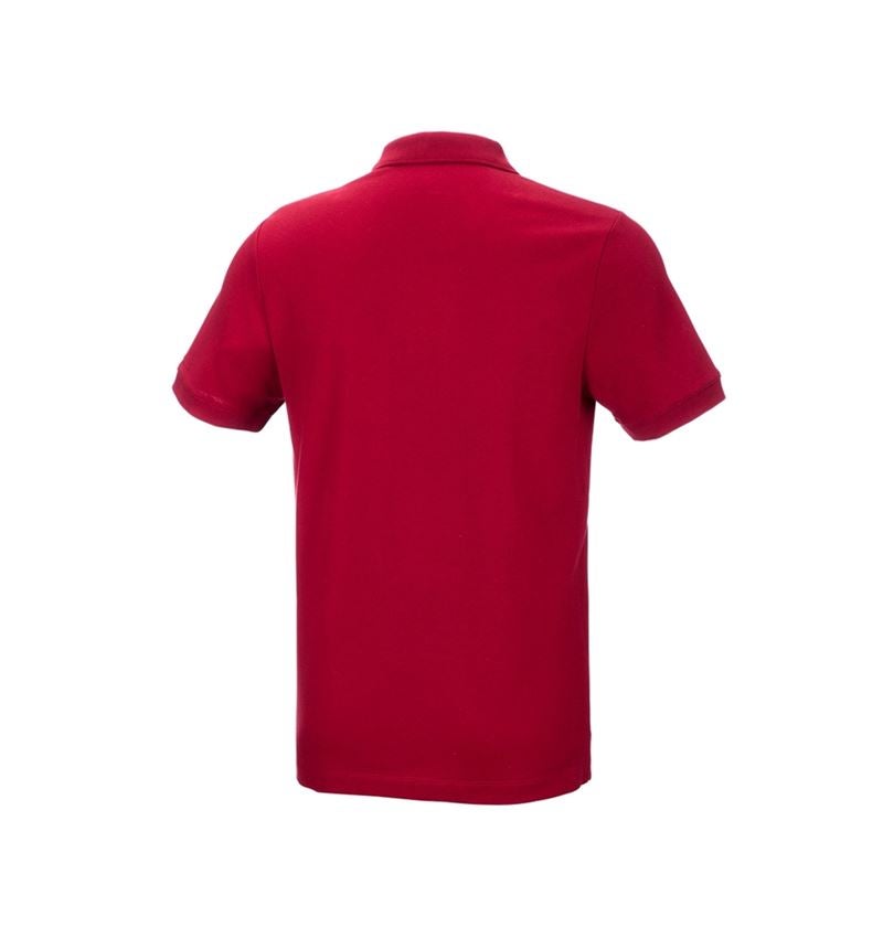 Trička, svetry & košile: e.s. Pique-Polo cotton stretch + ohnivě červená 4
