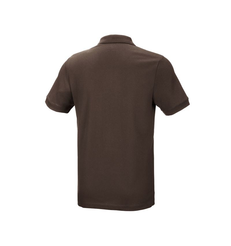 Trička, svetry & košile: e.s. Pique-Polo cotton stretch + kaštan 3