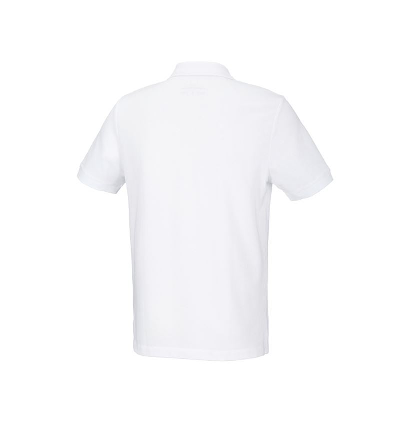 Trička, svetry & košile: e.s. Pique-Polo cotton stretch + bílá 4