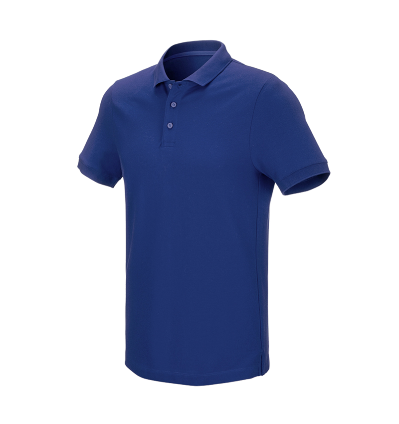 Trička, svetry & košile: e.s. Pique-Polo cotton stretch + modrá chrpa 2