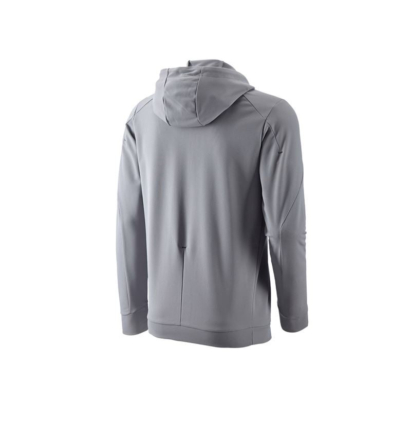 Trička, svetry & košile: e.s. Funkční triko s dlouhým rukávem s kapucí UV + platinová/antracit 4