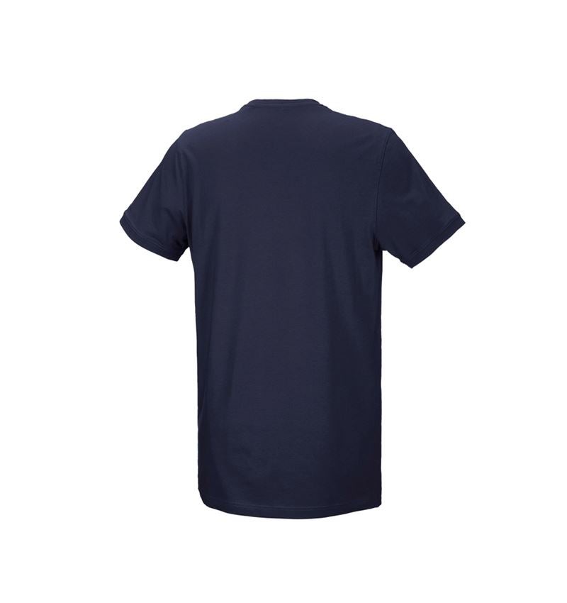Trička, svetry & košile: e.s. Tričko cotton stretch, long fit + tmavomodrá 3