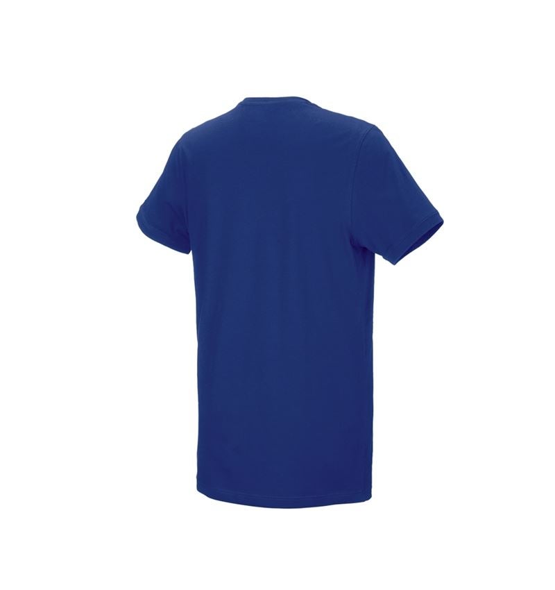 Instalatéři: e.s. Tričko cotton stretch, long fit + modrá chrpa 3