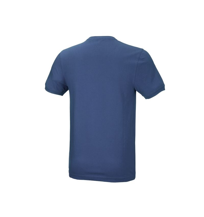Trička, svetry & košile: e.s. Tričko cotton stretch, slim fit + kobalt 3