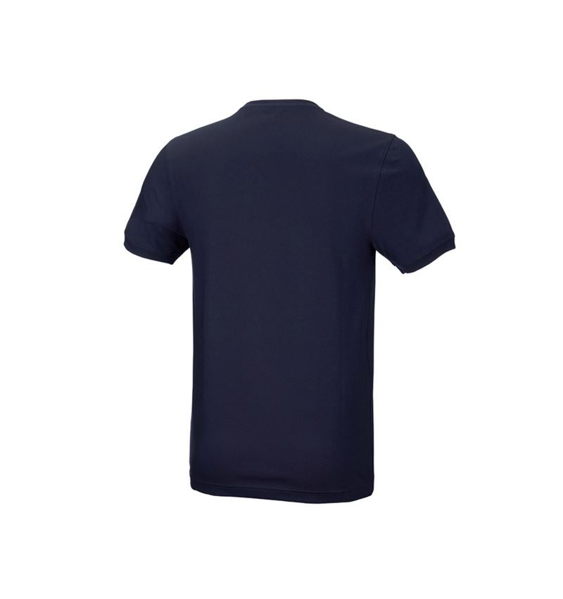 Trička, svetry & košile: e.s. Tričko cotton stretch, slim fit + tmavomodrá 3