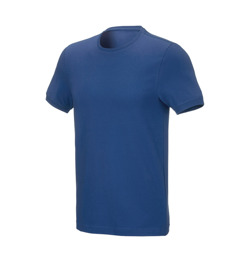 Témata: e.s. Tričko cotton stretch, slim fit + alkalická modrá 2