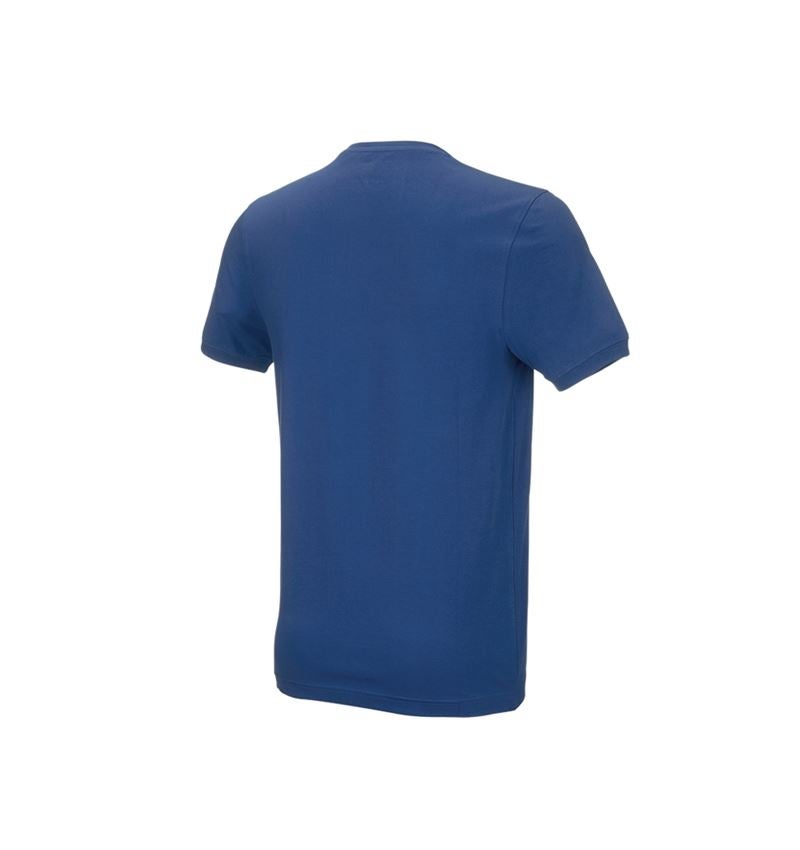 Témata: e.s. Tričko cotton stretch, slim fit + alkalická modrá 3