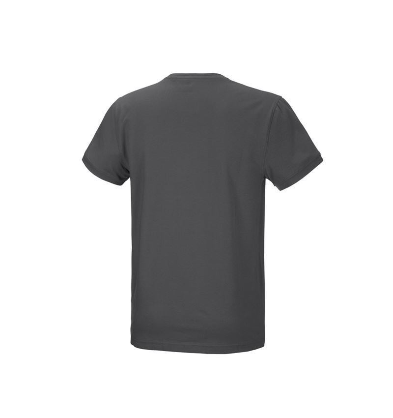 Trička, svetry & košile: e.s. Tričko cotton stretch + antracit 4