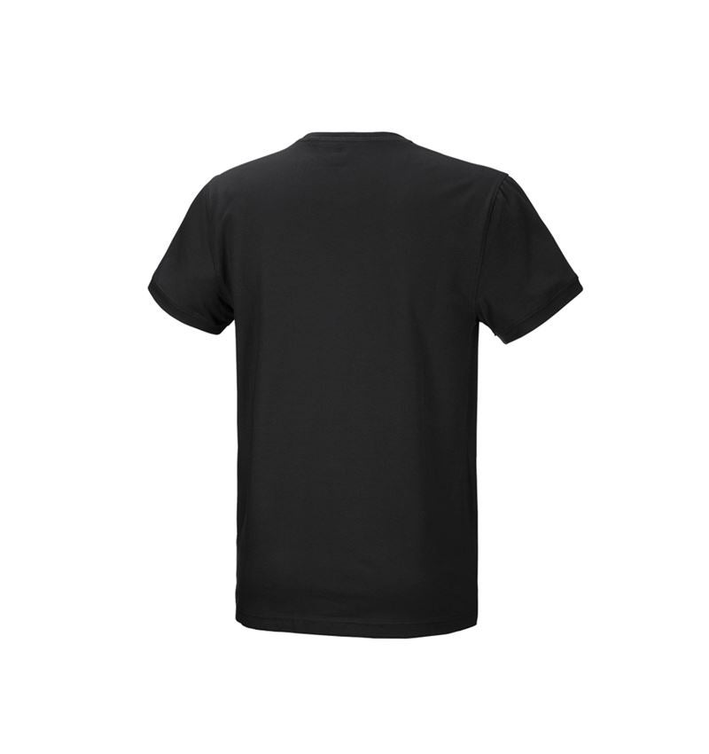 Trička, svetry & košile: e.s. Tričko cotton stretch + černá 4