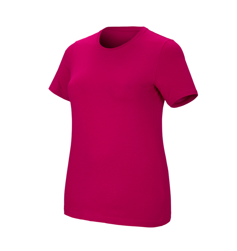 Trička | Svetry | Košile: e.s. Tričko cotton stretch, dámské, plus fit + lesní plody 2