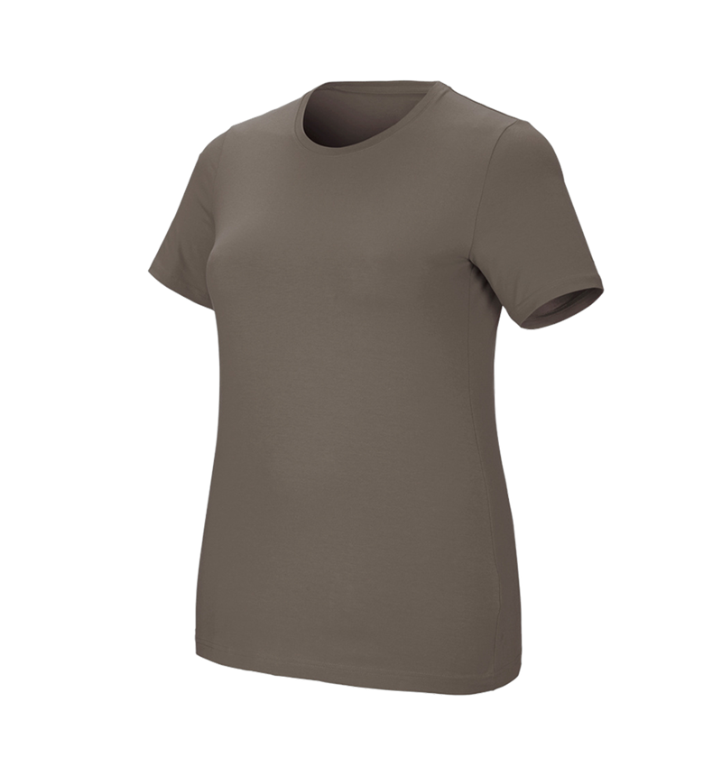 Trička | Svetry | Košile: e.s. Tričko cotton stretch, dámské, plus fit + kámen 2