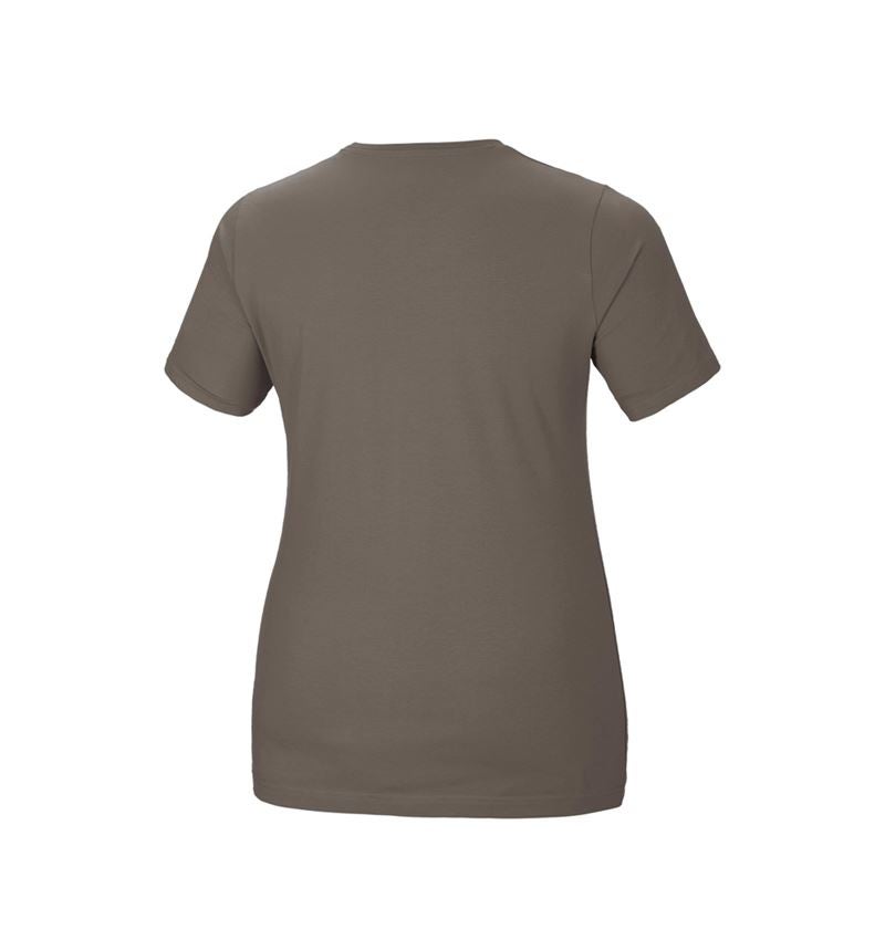 Trička | Svetry | Košile: e.s. Tričko cotton stretch, dámské, plus fit + kámen 3