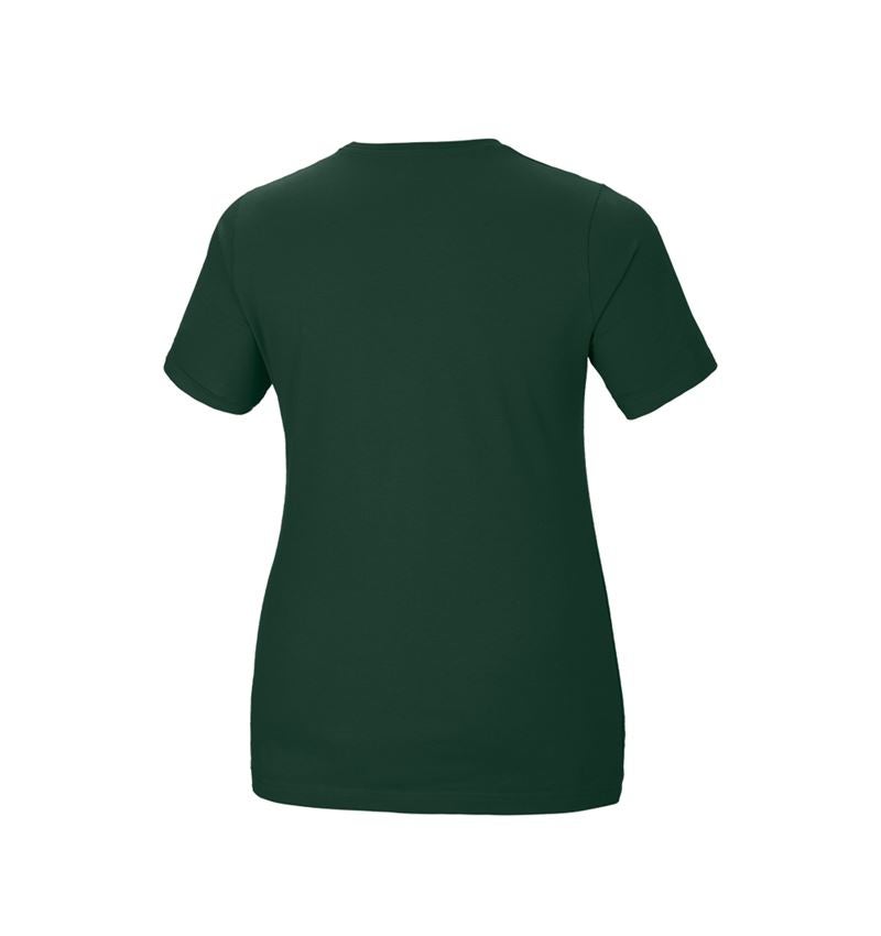 Trička | Svetry | Košile: e.s. Tričko cotton stretch, dámské, plus fit + zelená 3