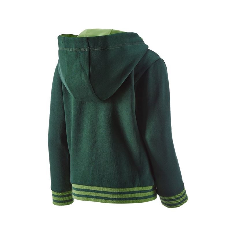 Trička | Svetry | Košile: Hoody-Bunda Sweat e.s.motion 2020, dětská + zelená/mořská zelená 3