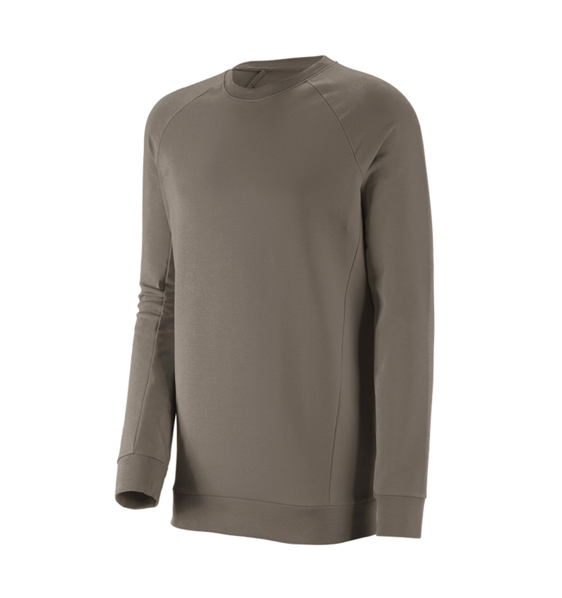 Trička, svetry & košile: e.s. Mikina cotton stretch, long fit + kámen 2