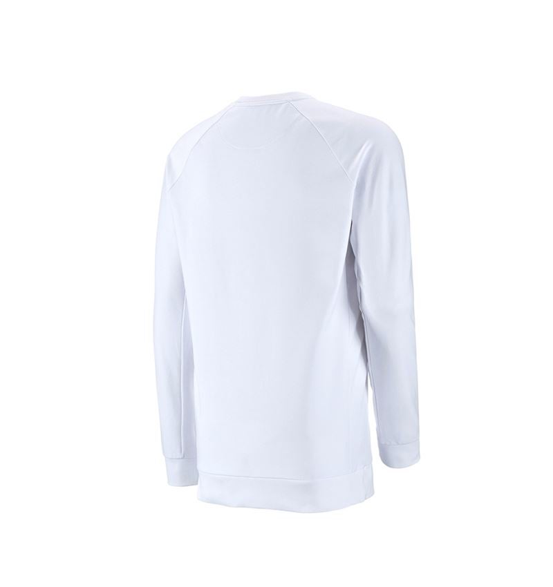 Trička, svetry & košile: e.s. Mikina cotton stretch, long fit + bílá 3