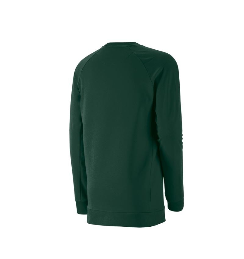 Trička, svetry & košile: e.s. Mikina cotton stretch, long fit + zelená 3