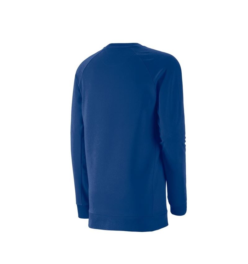 Trička, svetry & košile: e.s. Mikina cotton stretch, long fit + modrá chrpa 3