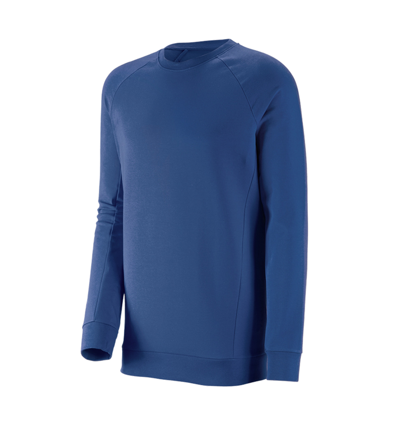 Trička, svetry & košile: e.s. Mikina cotton stretch, long fit + alkalická modrá 2