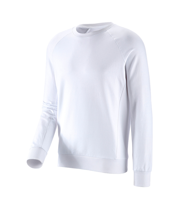 Trička, svetry & košile: e.s. Mikina cotton stretch + bílá 2