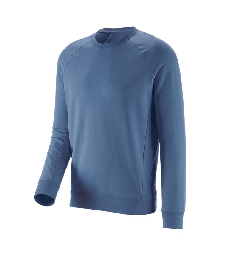 Trička, svetry & košile: e.s. Mikina cotton stretch + kobalt 2