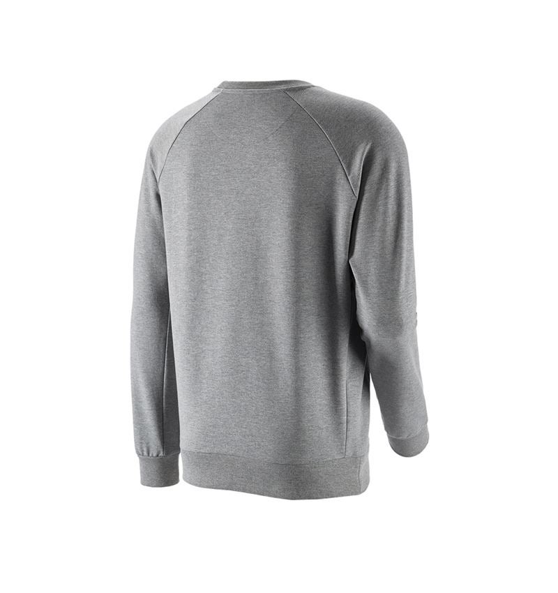 Trička, svetry & košile: e.s. Mikina cotton stretch + šedý melír 7