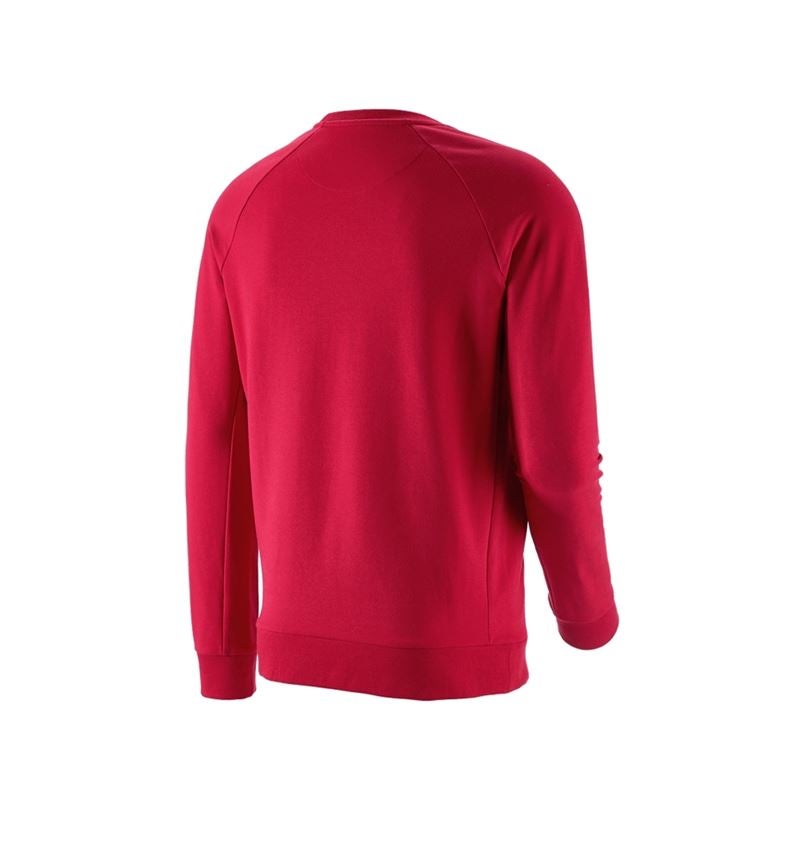 Trička, svetry & košile: e.s. Mikina cotton stretch + ohnivě červená 3