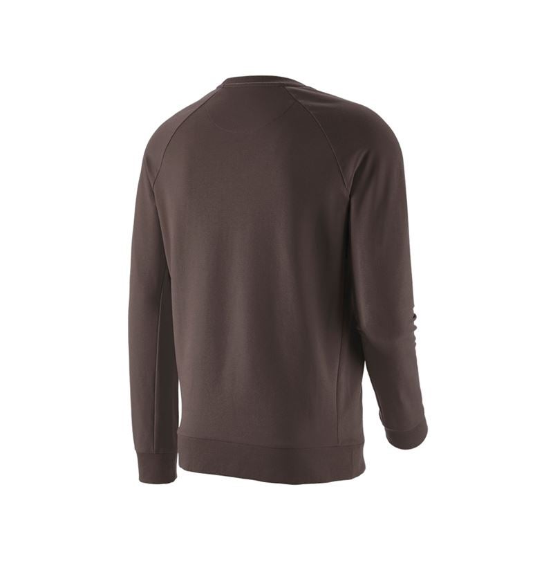 Trička, svetry & košile: e.s. Mikina cotton stretch + kaštan 6