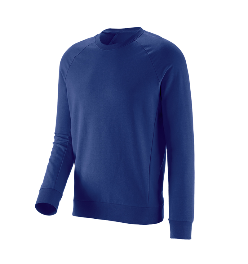 Trička, svetry & košile: e.s. Mikina cotton stretch + modrá chrpa 2