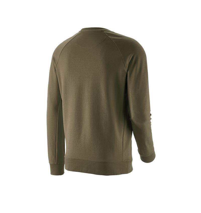 Trička, svetry & košile: e.s. Mikina cotton stretch + bahnitá zelená 3