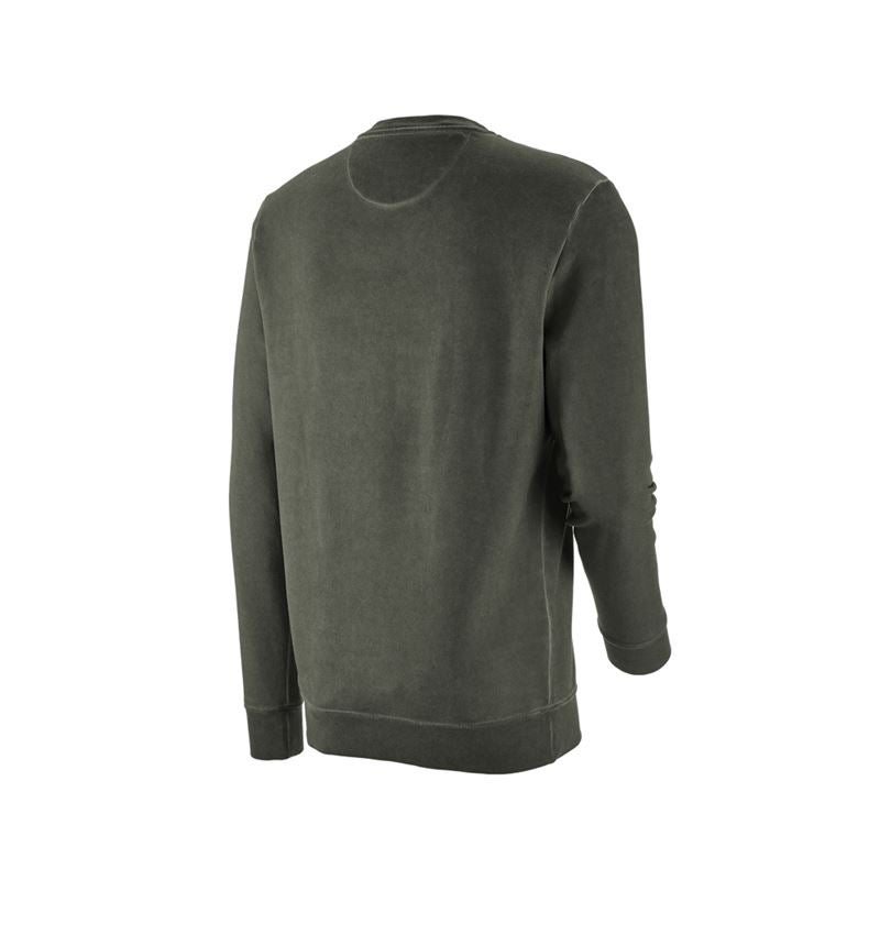 Trička, svetry & košile: e.s. Mikina vintage poly cotton + maskovací zelená vintage 6