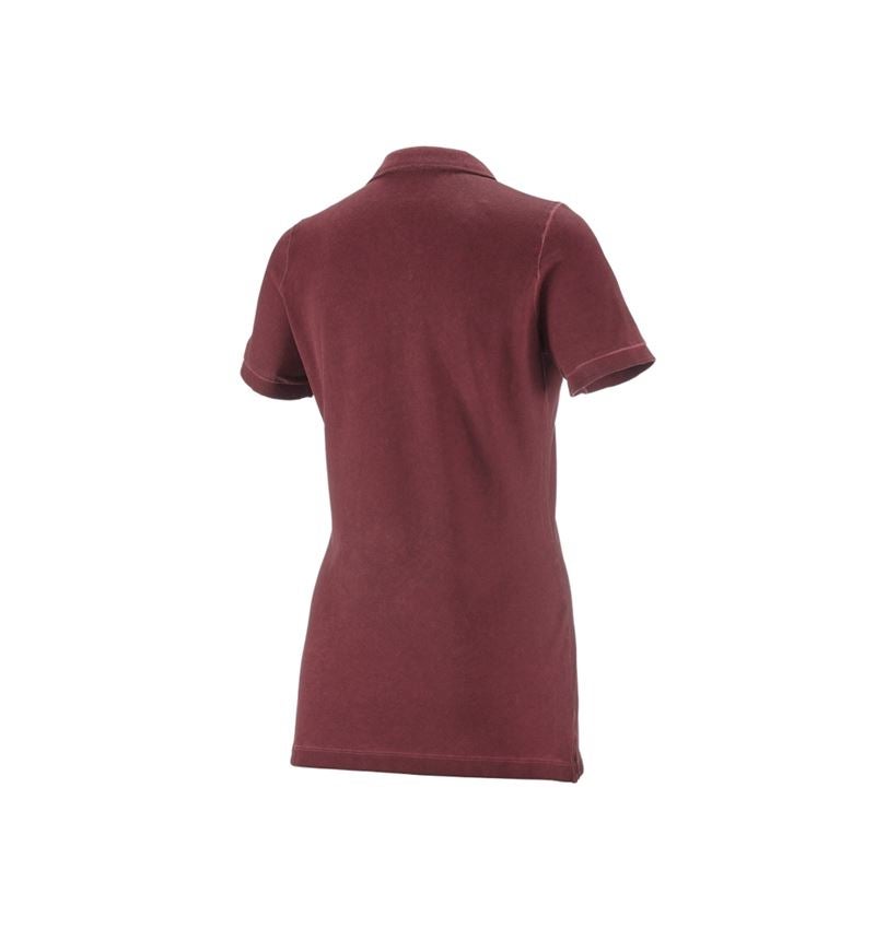 Trička | Svetry | Košile: e.s. Polo-Tričko vintage cotton stretch, dámská + rubínově vintage 1