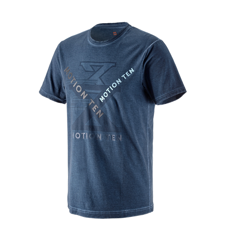 Trička, svetry & košile: Tričko e.s.motion ten + břidlicová modrá vintage 2