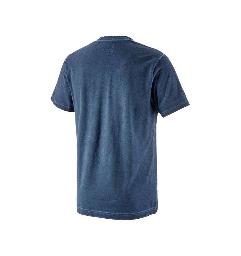 Trička, svetry & košile: Tričko e.s.motion ten + břidlicová modrá vintage 3