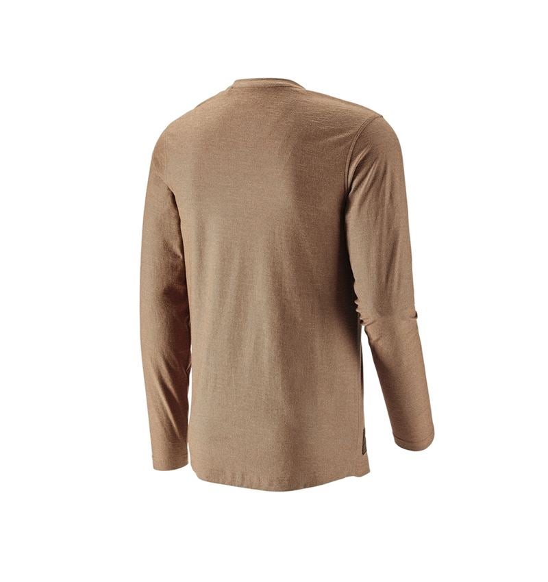 Trička, svetry & košile: Triko s dlouhým rukávem e.s.vintage + sépiová melanž 3