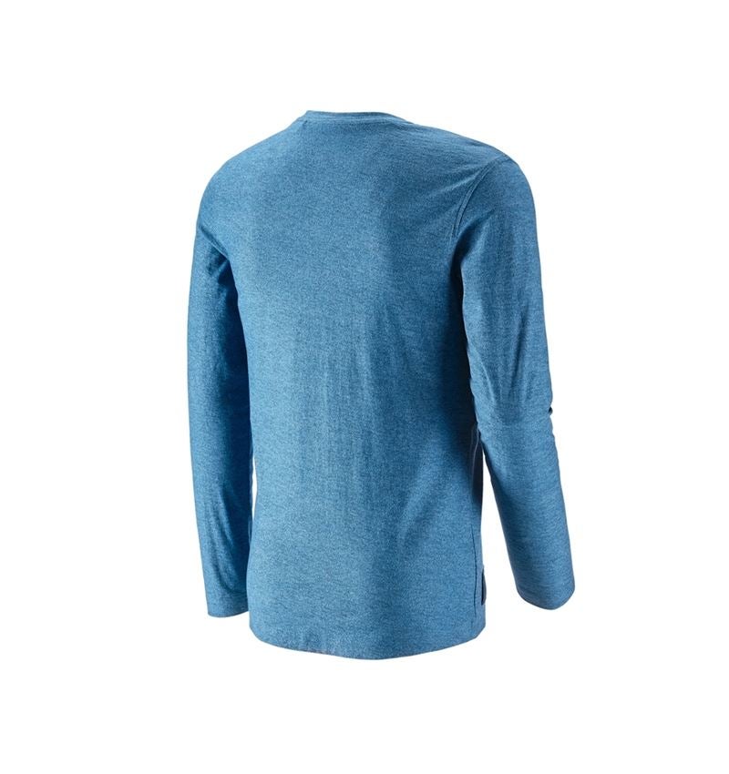 Trička, svetry & košile: Triko s dlouhým rukávem e.s.vintage + ledově modrá melanž 3