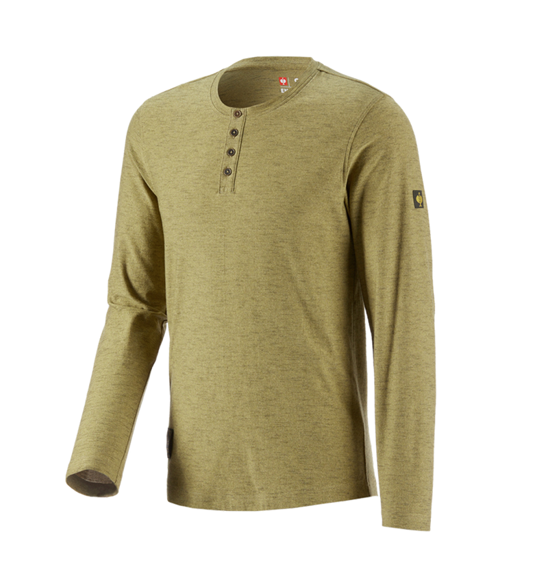 Trička, svetry & košile: Triko s dlouhým rukávem e.s.vintage + zlatá molton melanž 2