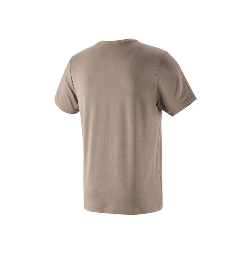 Trička, svetry & košile: Modal tričko e.s. ventura vintage + stínově hnědá 2