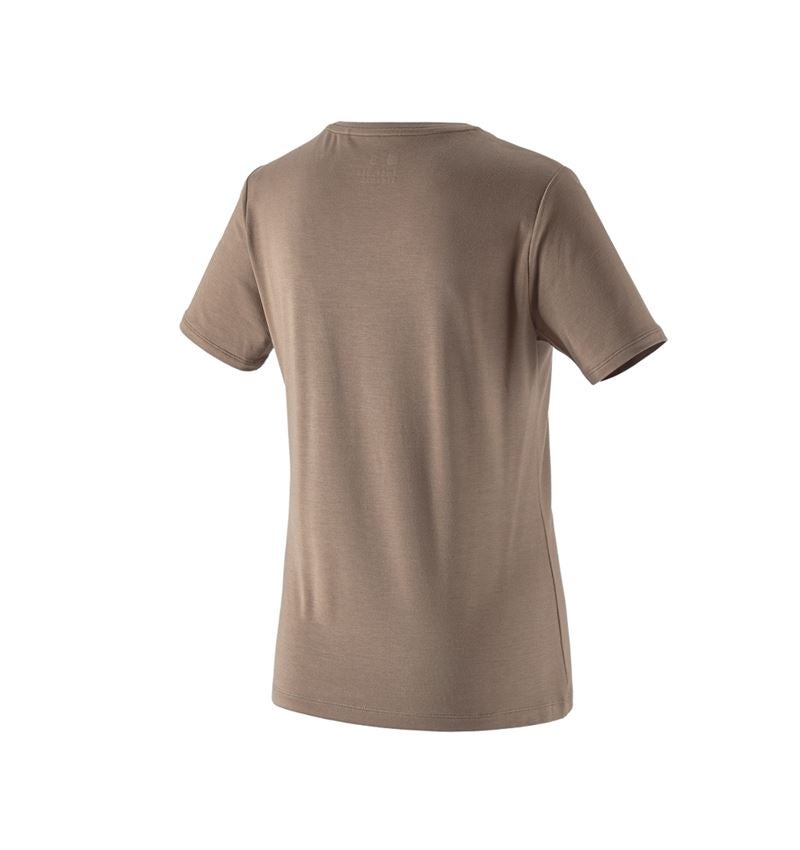 Trička | Svetry | Košile: Modal tričko e.s. ventura vintage, dámské + stínově hnědá 3