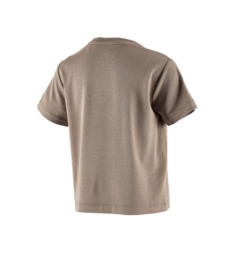 Trička | Svetry | Košile: Modal tričko e.s. ventura vintage, dětské + stínově hnědá 3